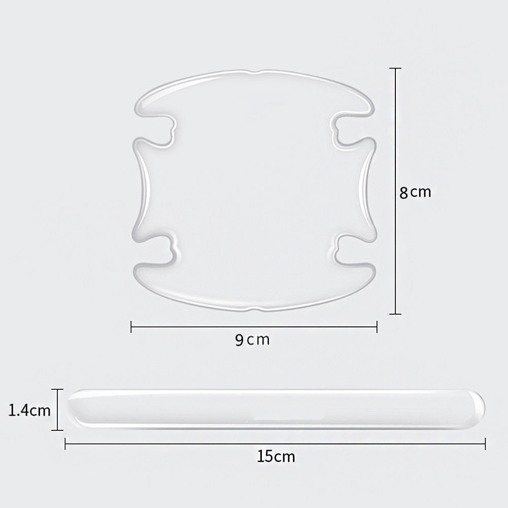 Transparent Car Door Handle Scratch Guards
