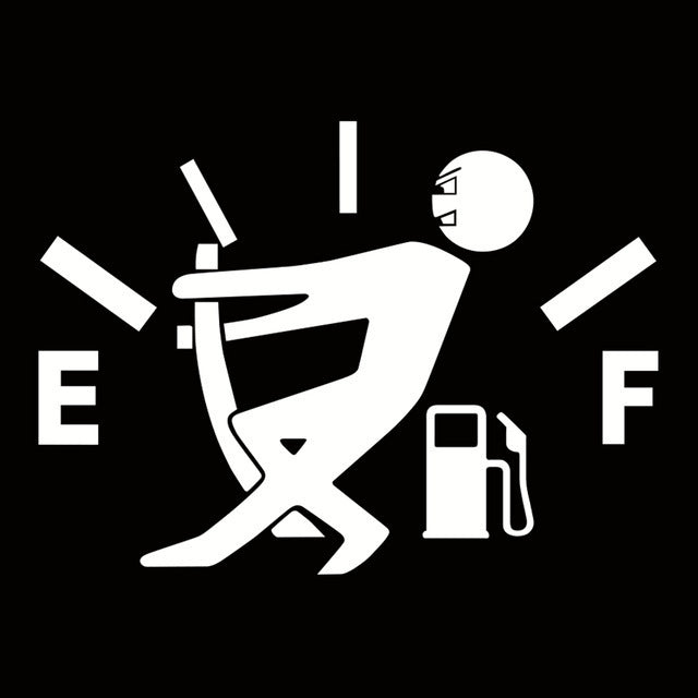 Car Fuel Tank Sticker
