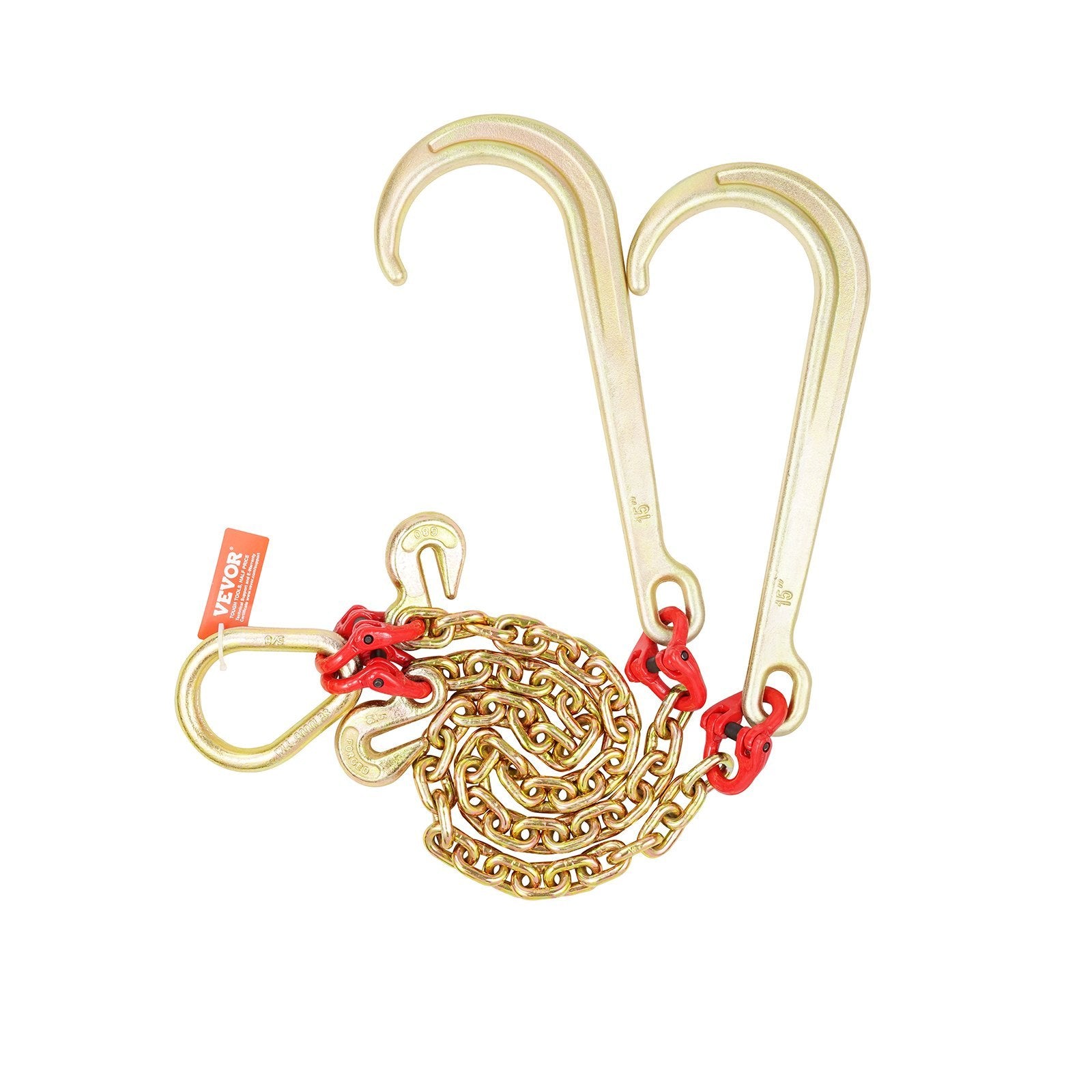 Tow Chain with J Hook 10000 Lbs
