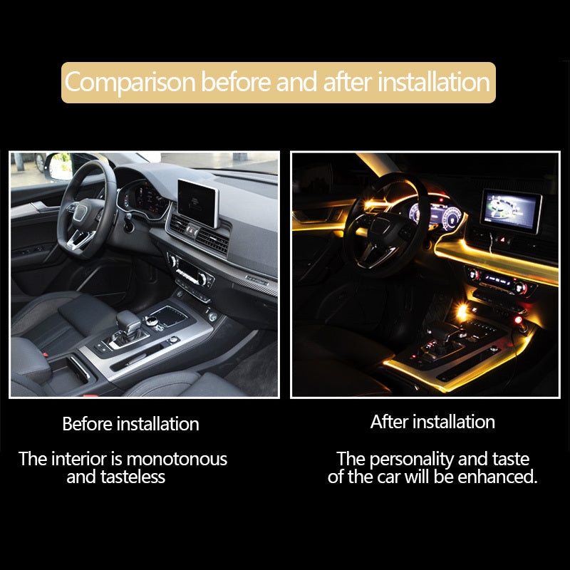 Cool Aura Car Ambient Fiber Lights with App Control