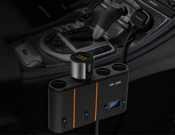 Multi-Attachment Car Charger