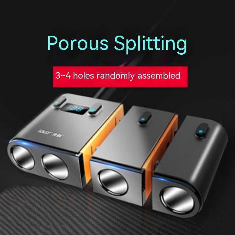 Multi-Attachment Car Charger