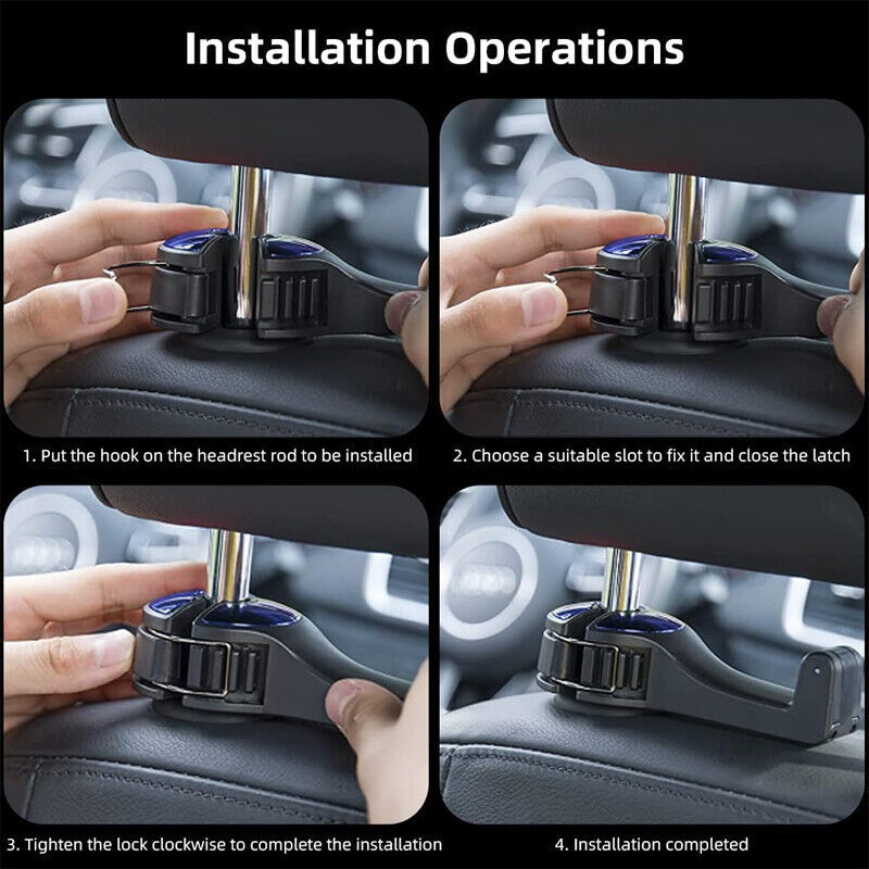 Car Head Rest Hooks