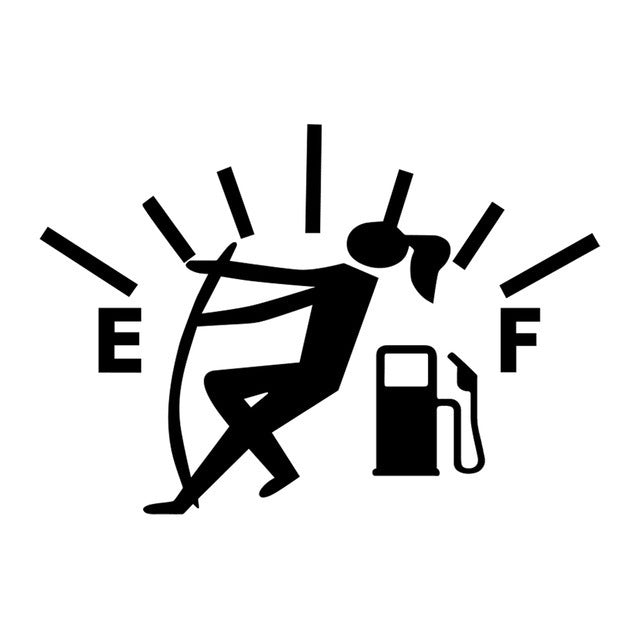 Car Fuel Tank Sticker
