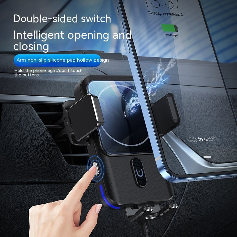 Smart Car Wireless Charger & Secure Phone Holder