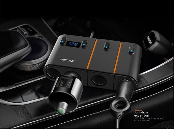 Multi-Attachment Car Charger