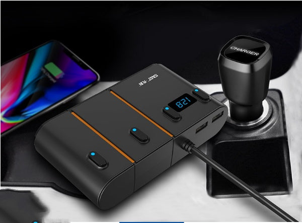 Multi-Attachment Car Charger