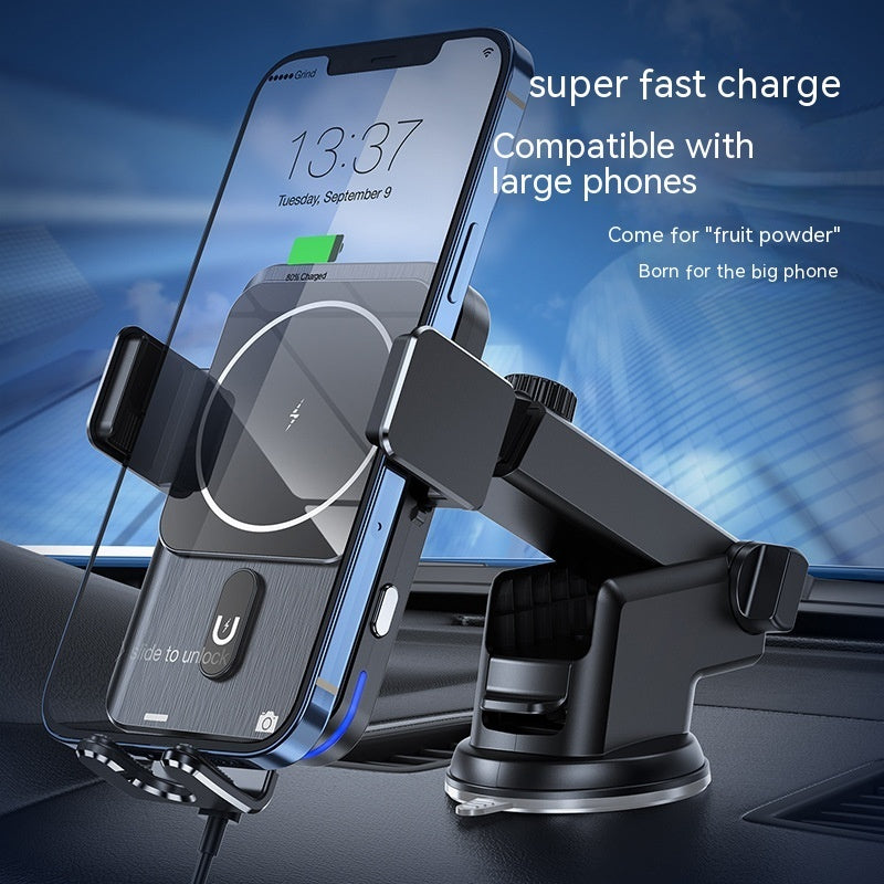 Smart Car Wireless Charger & Secure Phone Holder